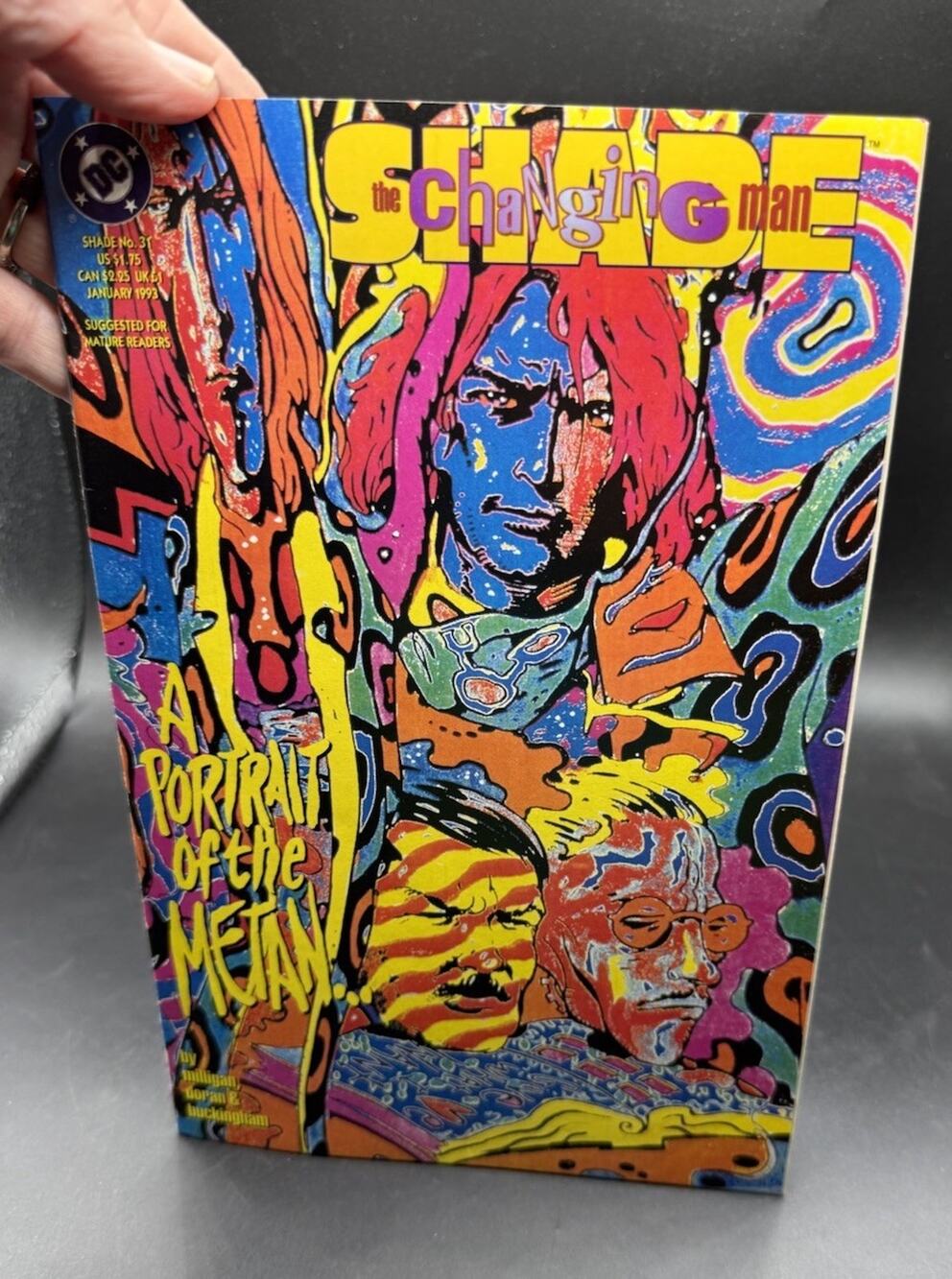 1993 DC Comics Shade The Changing Man #31 Brendan McCarthy Cover Artist Mint -C